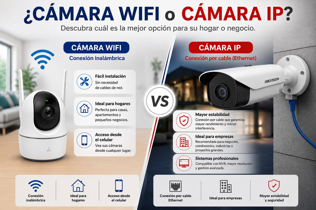 Cámaras IP vs analógicas: diferencias clave y cuándo elegir cada una