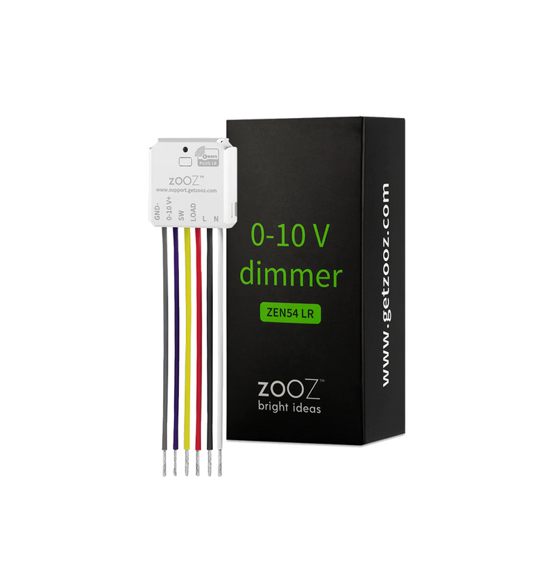 Microcontrolador de largo alcance DIMMER  0-10 V ZEN54 LR Z-Wave 700 Marca: Zooz