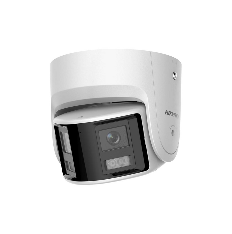 Cámara de seguridad IP de 4MP panorámica 2 lentes 2.8 mm Marca: Hikvision