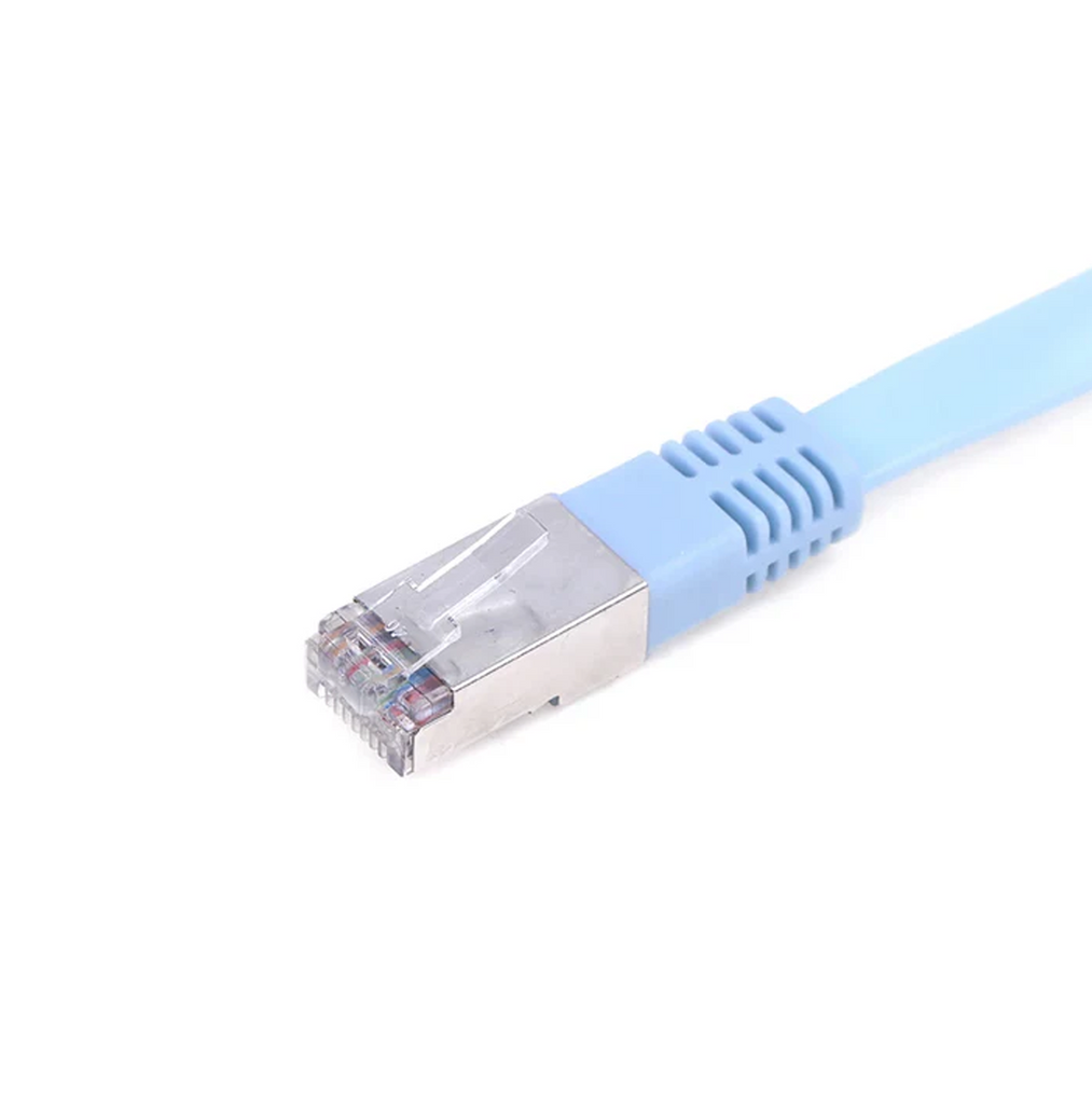 Cable de consola RJ45 80cm celeste RE-UTP-16