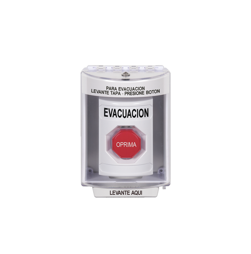 Botón de evacuación cubierta de policarbonato SS2382EV-ES Marca: STI