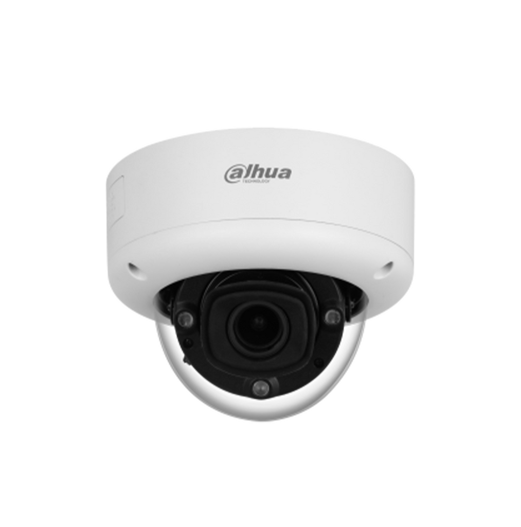 Cámara de seguridad IP Domo de 4MP Varifocal IK10 EPOE Marca: Dahua