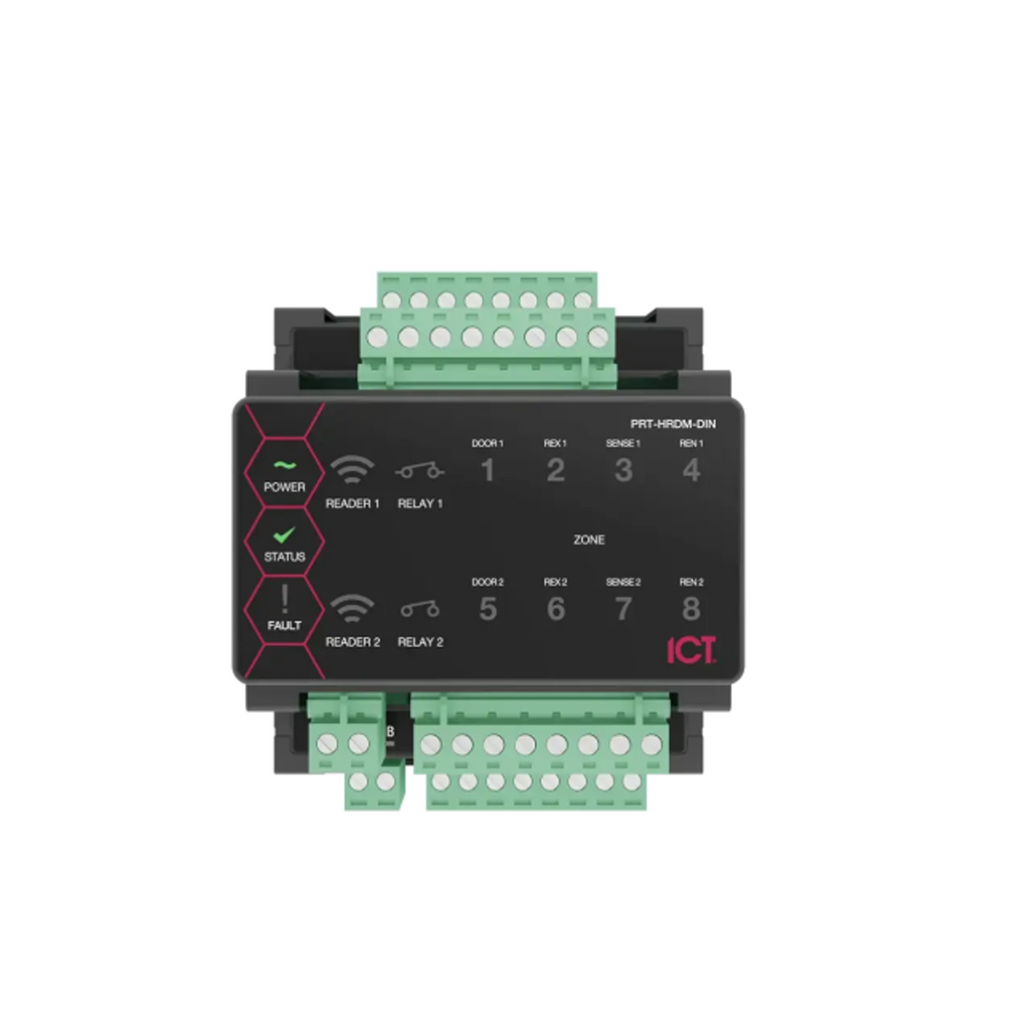 Expansor de lector Protege Half DIN Rail para 2 lectores PRT-HRDM-DIN Marca: ICT