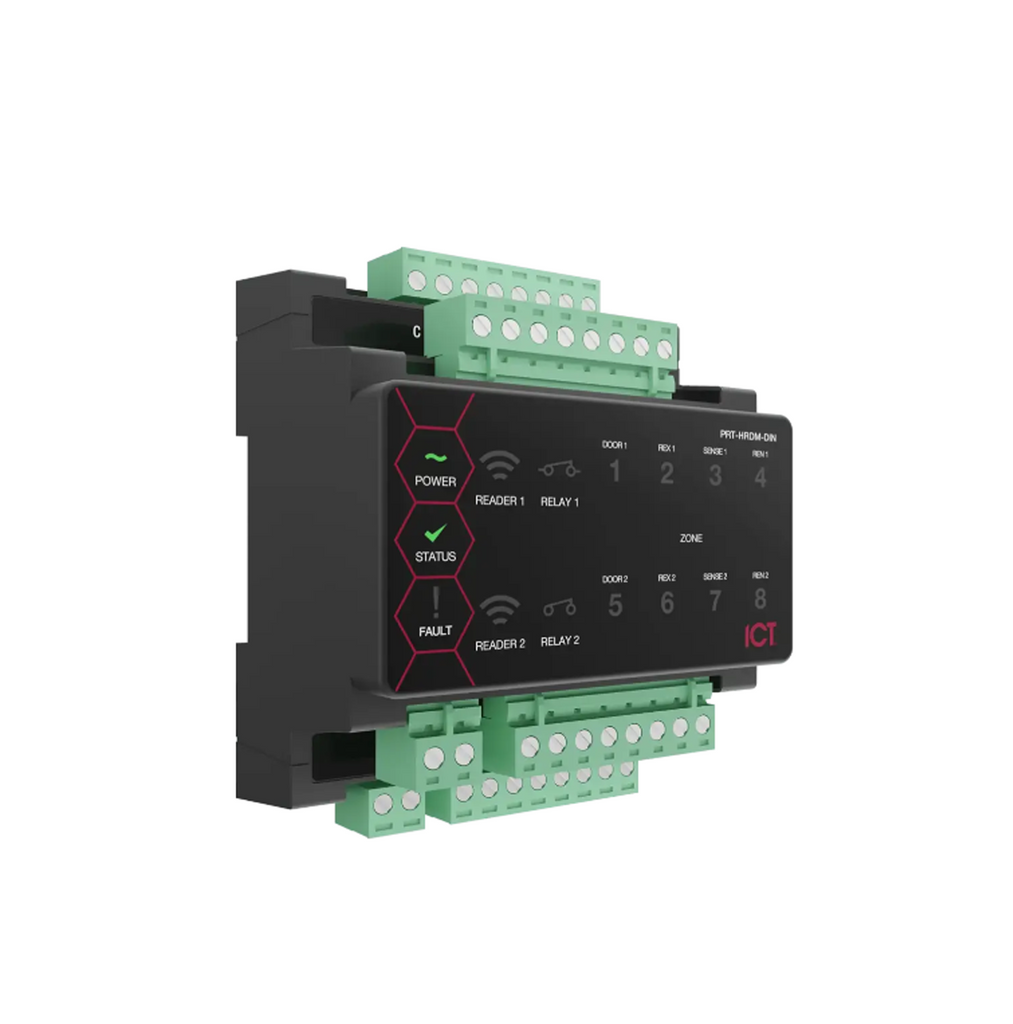 Expansor de lector Protege Half DIN Rail para 2 lectores PRT-HRDM-DIN Marca: ICT