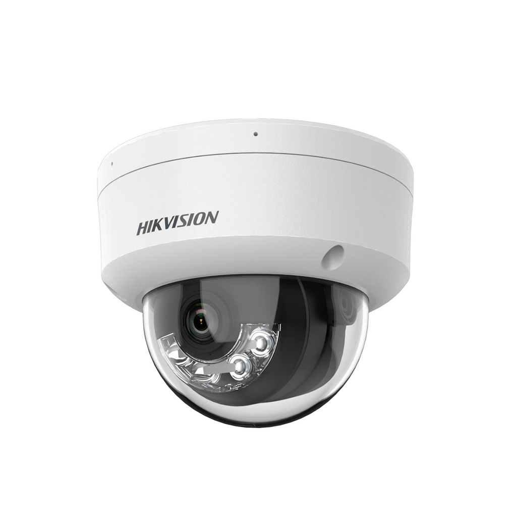 Cámara de seguridad IP domo de 4MP lente de 2.8mm Dual light Marca: Hikvision
