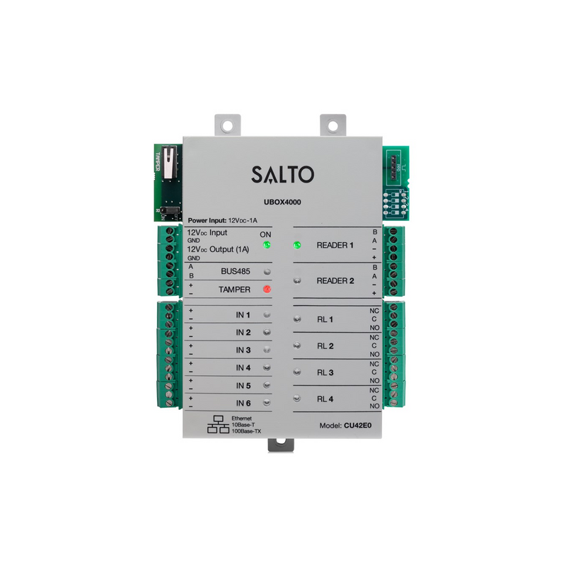 Controlador (CU42E0) y lector de pared (WRDxx) Marca: Salto