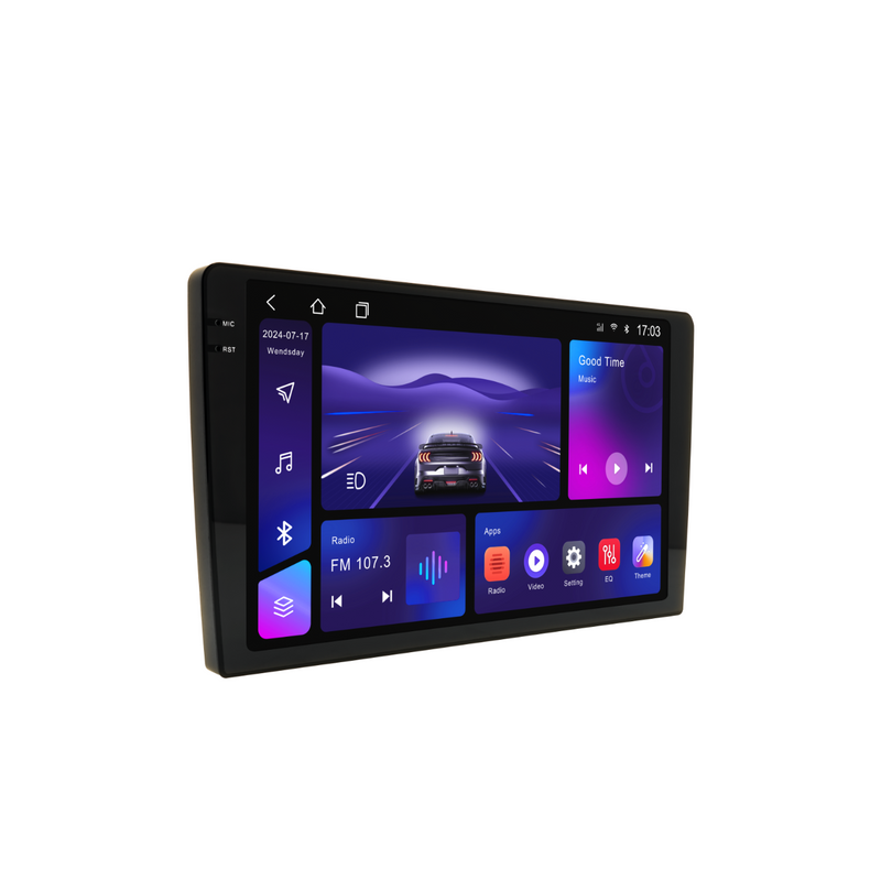 Radio 9″ 2DIN Android OS Car play 4 GB RAM