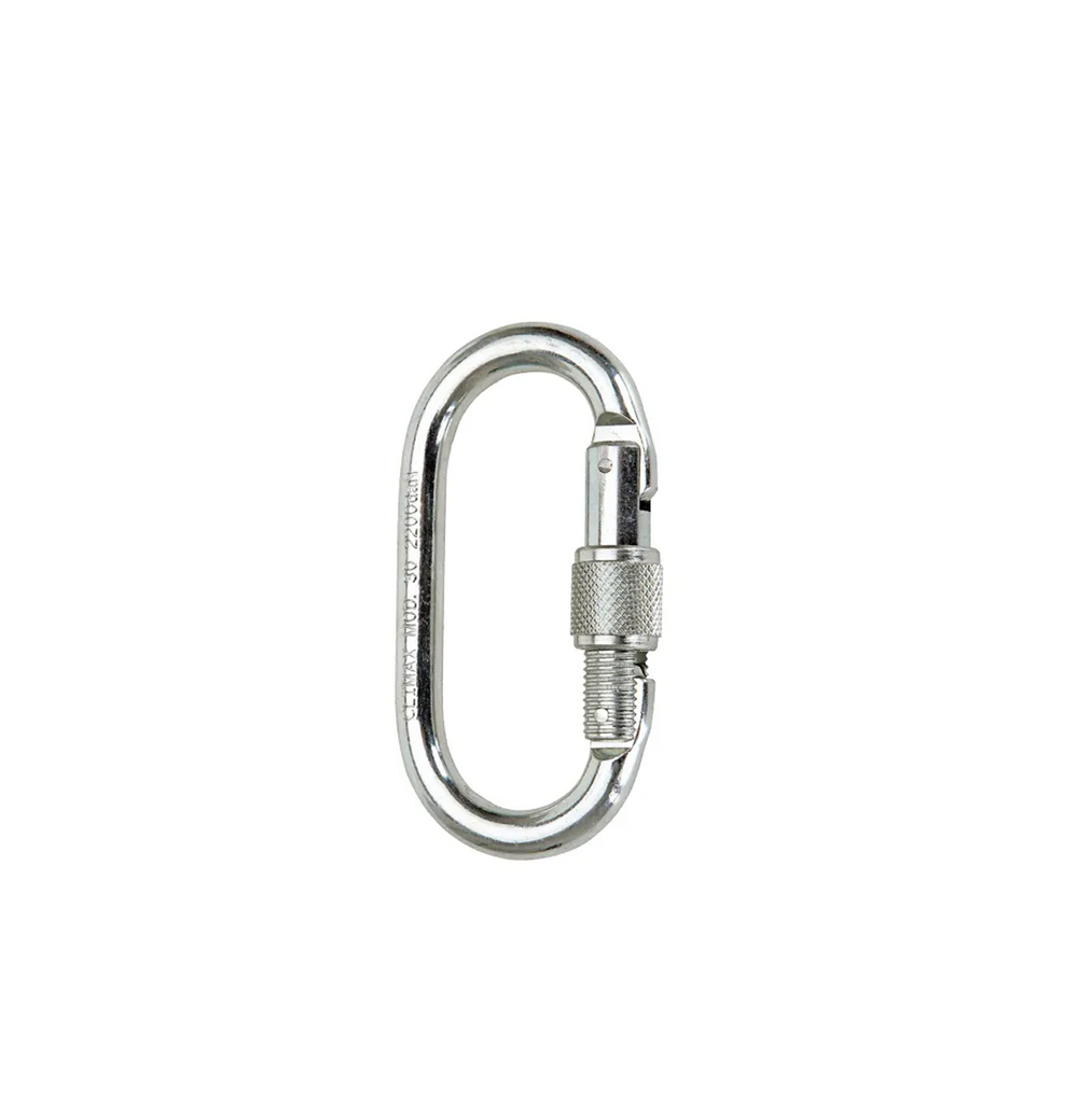 Mosquetón de rosca de acero N.30 Marca: Climax