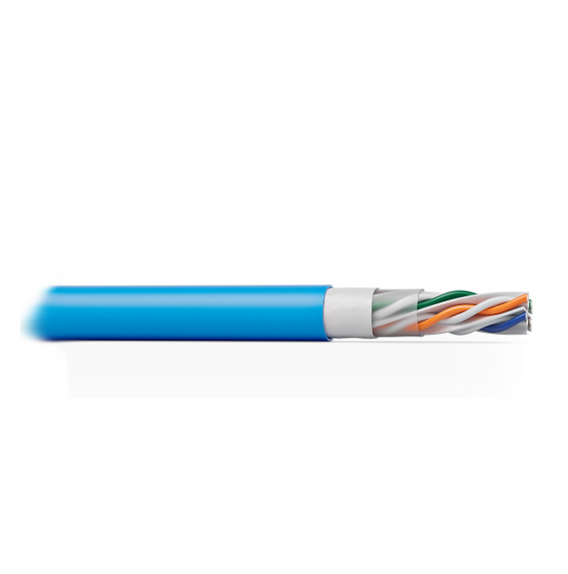 Cable UTP transmision de datos CAT6A 23AWG color azul Marca: FURUKAWA