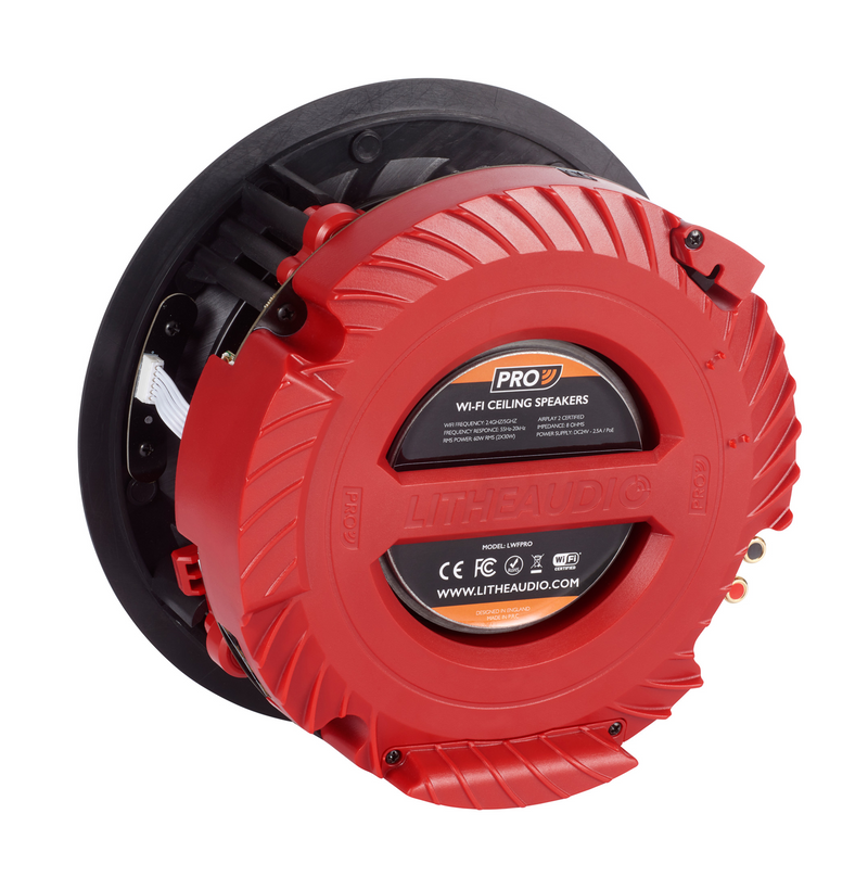 Parlante Pro Series IP44 Altavoz De Techo Wi-Fi Para Baño (Individual) Marca: Lithe Audio