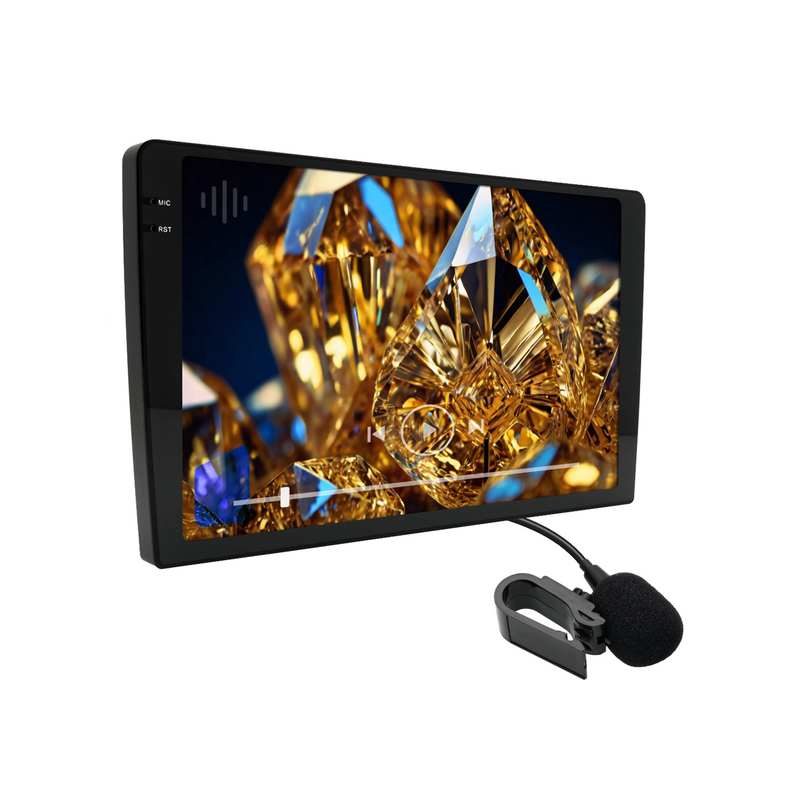 Radio 9″ 2DIN android OS Car play  64 GB ROM