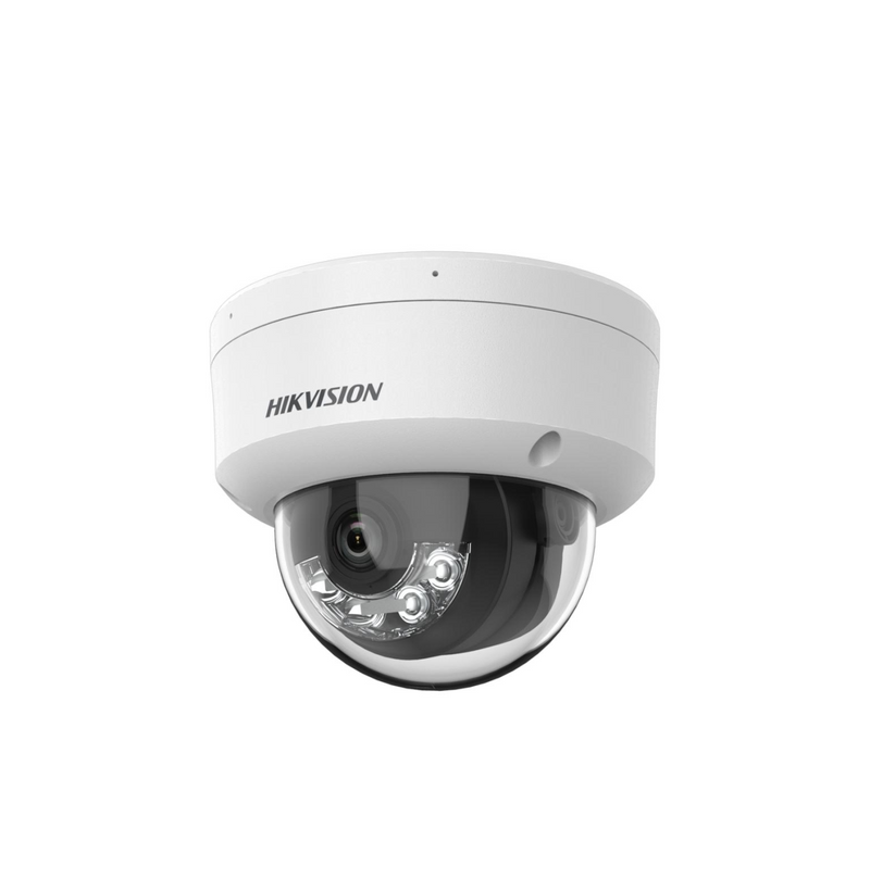 Cámara de seguridad IP minidomo de 4MP ColorVu Smart Hybrid Marca: Hikvision