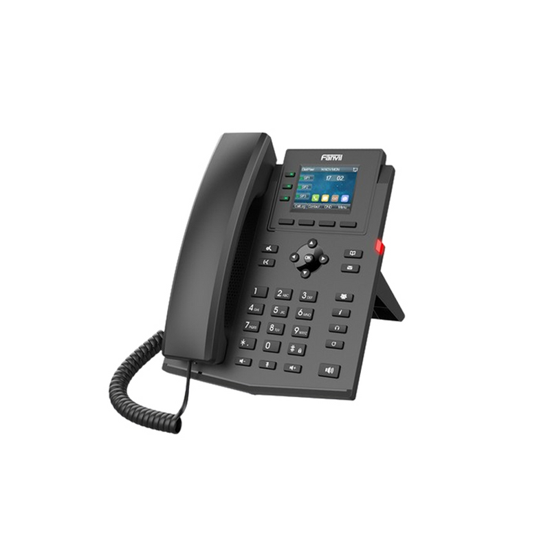 Teléfono IP empresarial LCD 2.4 pul POE X303G Marca: Fanvil