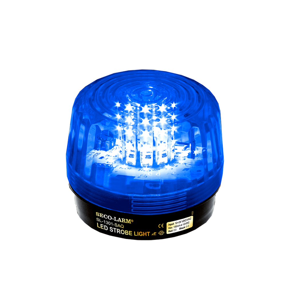 Luz estroboscópica 12A 24VAC/VDC/ sirena / azul  SL1301SAQB Marca: Seco-Larm