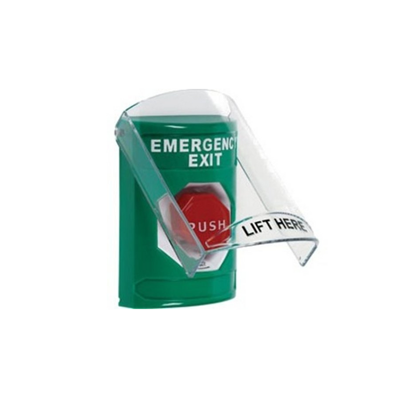 Estación de parada con SALIDA DE EMERGENCIA verde SS21A9EX-EN Marca: STI