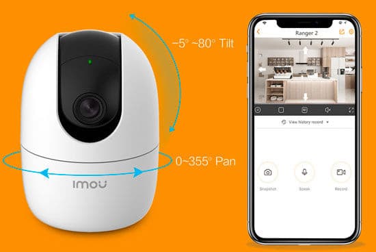 Cámara domo Wi-Fi Ranger 2 de 3MP robotica IPC-A32EN-L Marca: Imou