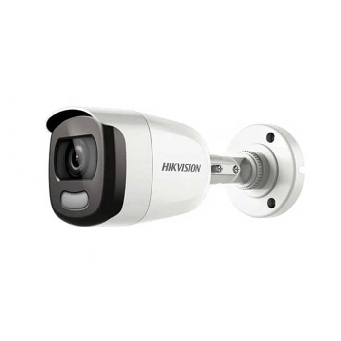 Cámara analógica con resolución 5MP con tecnología ColorVu DS2CE10HFTF28 Marca: Hikvision.