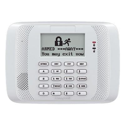 Teclado LCD inalámbrico  de iconos fijos 6162RF Marca: Honeywell