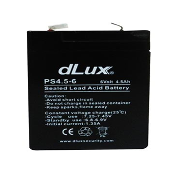 Batería de 6 voltios 4.5A PL6 Marca: Dlux.