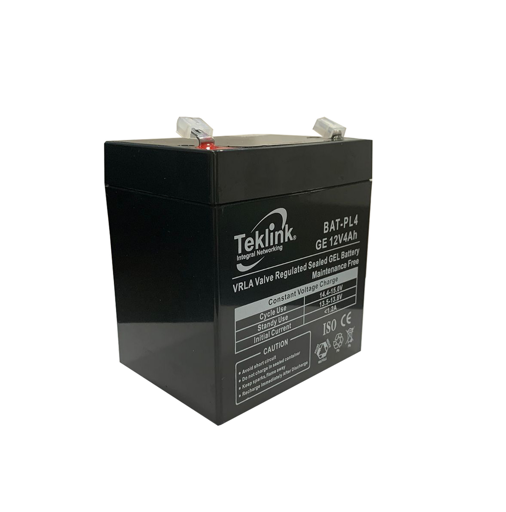 Batería de 12 voltios, 4 amperios, para alarma Marca: Teklink