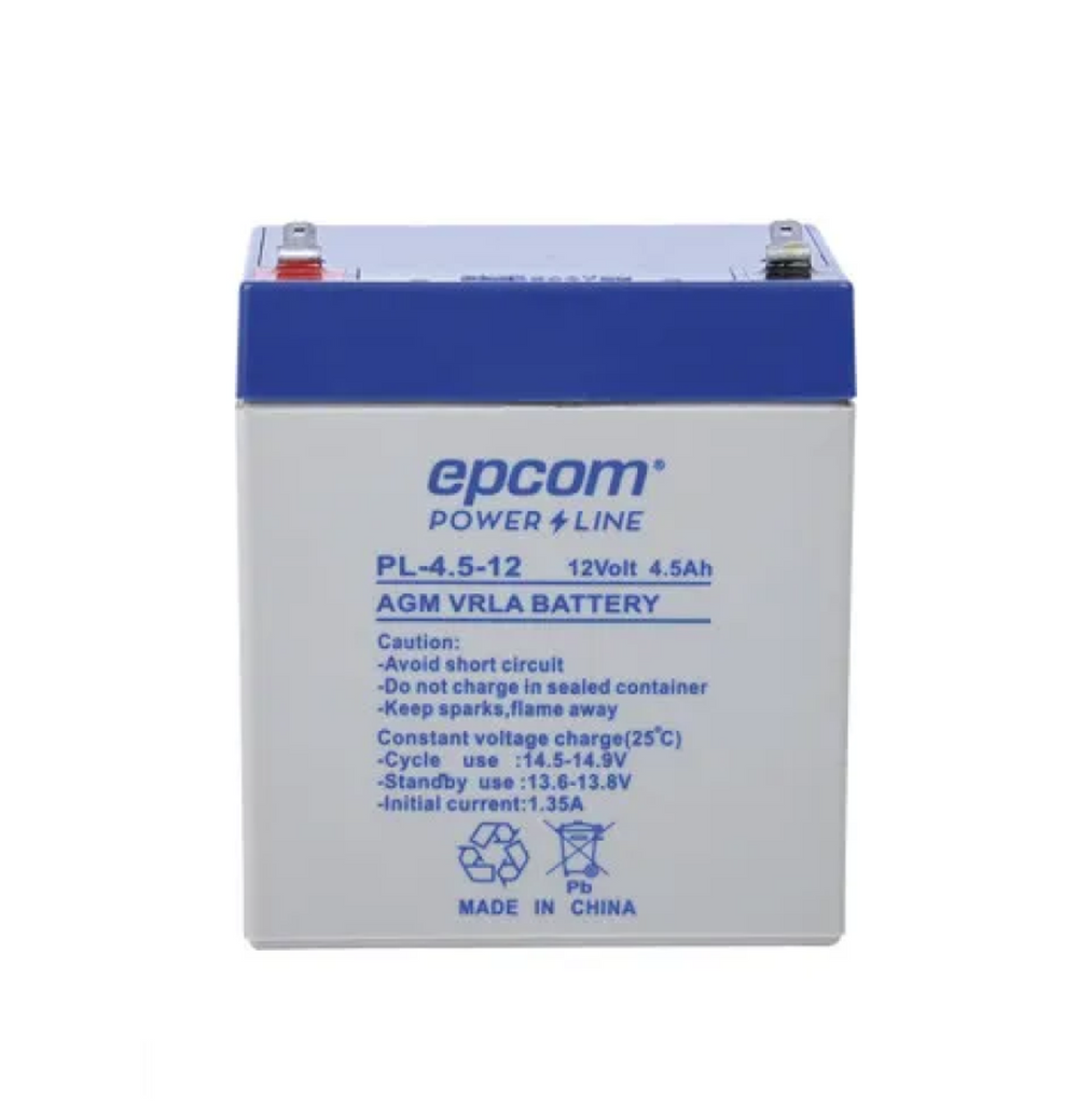 Batería 12 voltios 4.5 amperios Marca: EPCOM