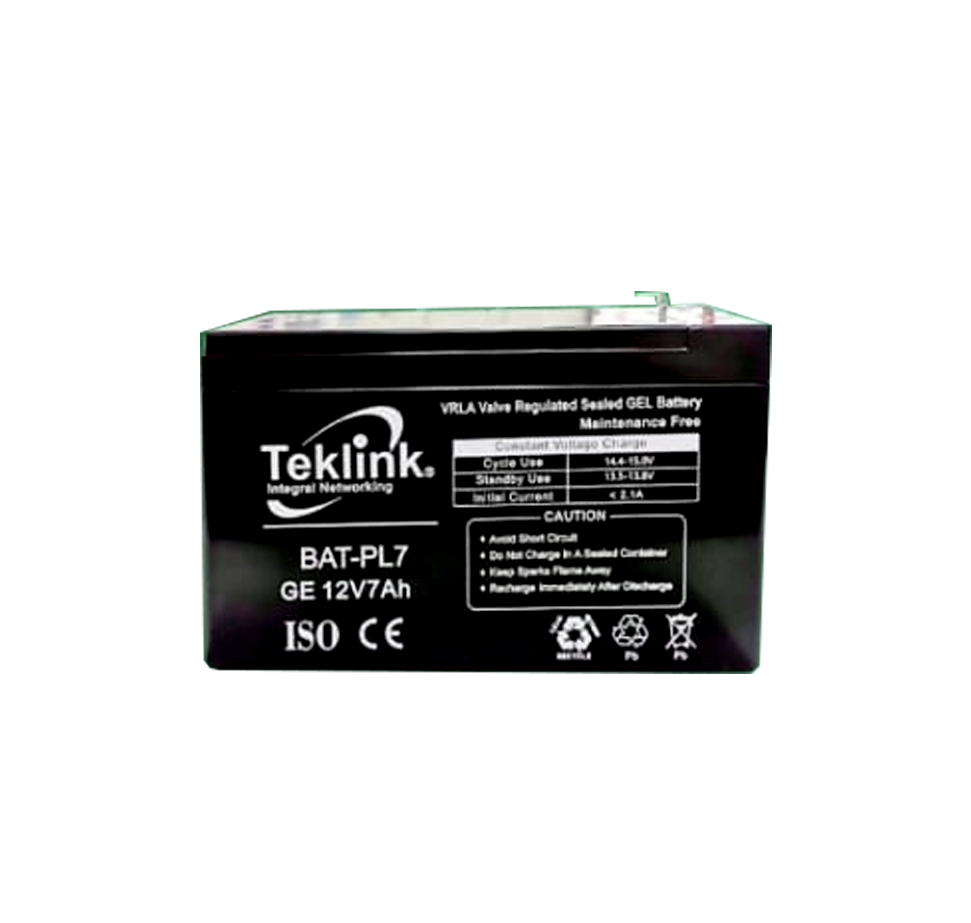 Batería de 12 voltios 7 PL7 amperios para alarma Marca: Teklink