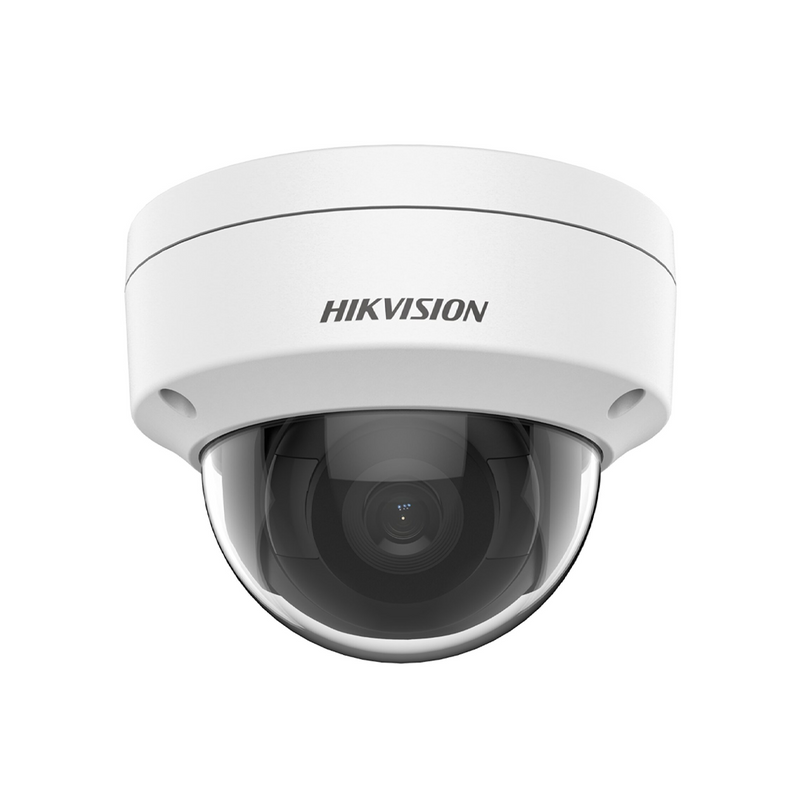 Cámara de seguridad Minidomo IP resolución 5MP Óptica fija 2.8 mm Marca: Hikvision