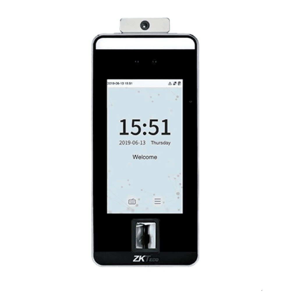 Terminal de reconocimiento facial con detección de temperatura Marca: ZKTeco