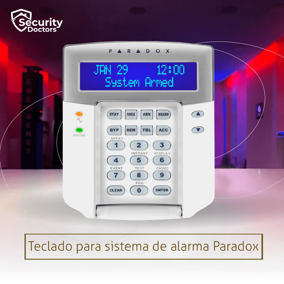 Teclado LCD para EVO K64+ Marca: Paradox