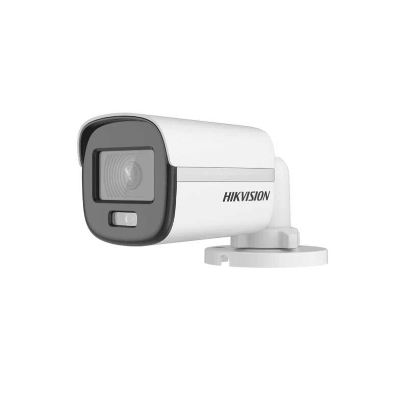 Cámara analóga tipo mini bullet de 2MP hibrida ColorVu Marca: Hikvision