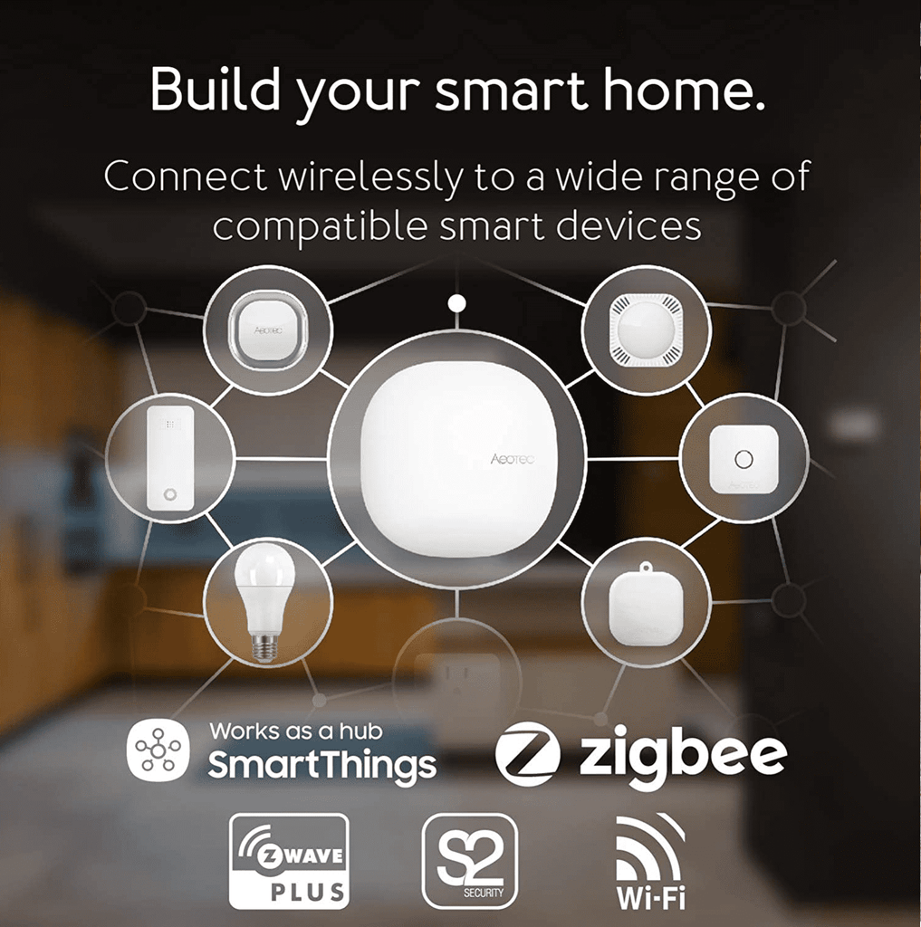 Controlador domótico Smart Home Hub - SmartThings Hub Marca: Aeotec.