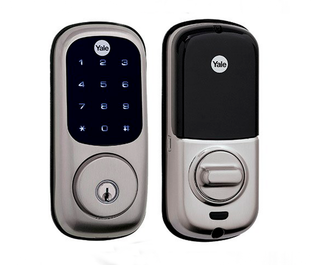Cerradura de seguridad en níquel satinado con pantalla táctil+ Llave YRD226 Marca: Yale.