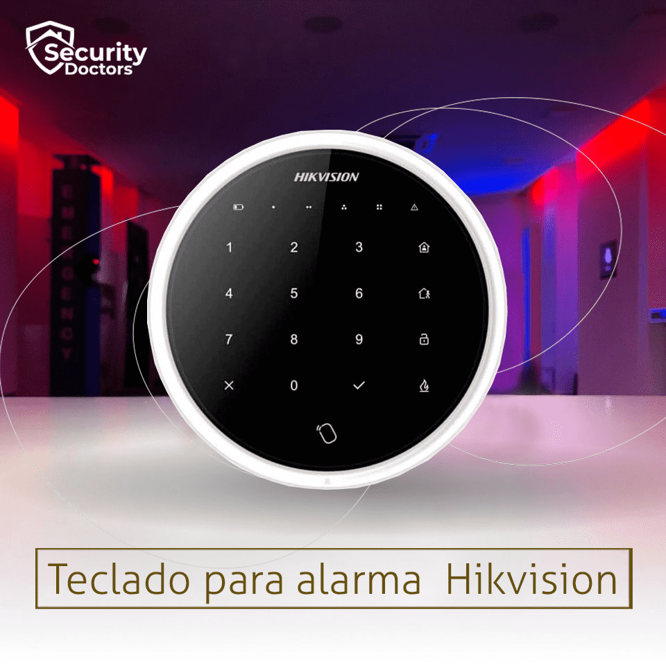 Teclado para alarma AXHub DSPKAWLM433 Marca: Hikvision.