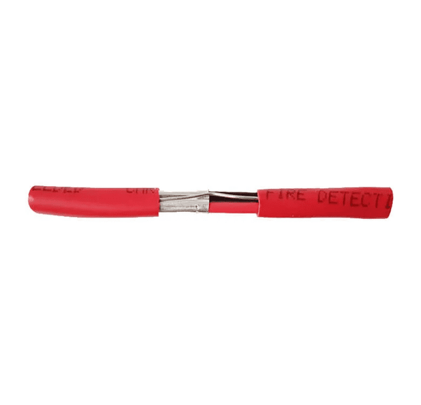 Câble D'alarme Et Vidéosurveillance 100 M - 2 X 0,5 Mm² + 4 X 0,22 Mm² - PVC Blanc, CPR Eca