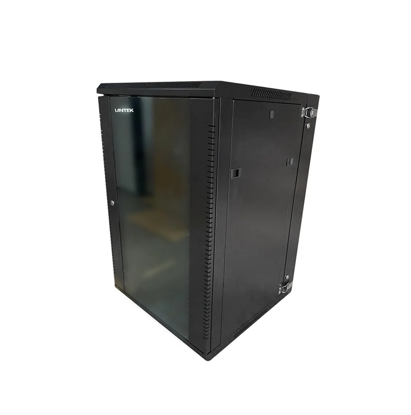 Gabinete de pared 12U-DA ABATIBLE Modular capacidad 30KGS Marca: LANTEK