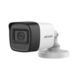 Cámara analógica metálica tipo domo de 2MP (1080P) con lente de 2.8mm y micrófono DS2CE16D0TITPFS-28 Marca: Hikvision