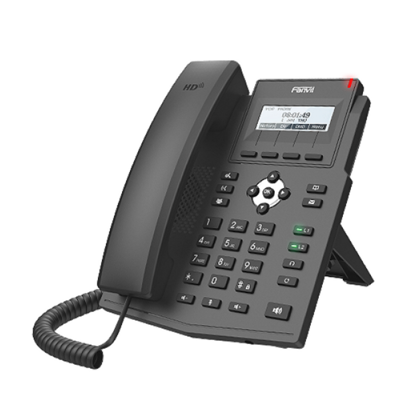 Teléfono IP Wifi Pantalla de matriz de puntos de 128*48 Wi-Fi  Audio HD X1W Marca: Fanvil