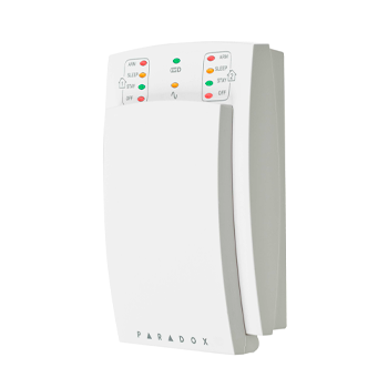 Teclado/Módulo LED cableado de 10 zonas K10V (vertical) Marca: Paradox