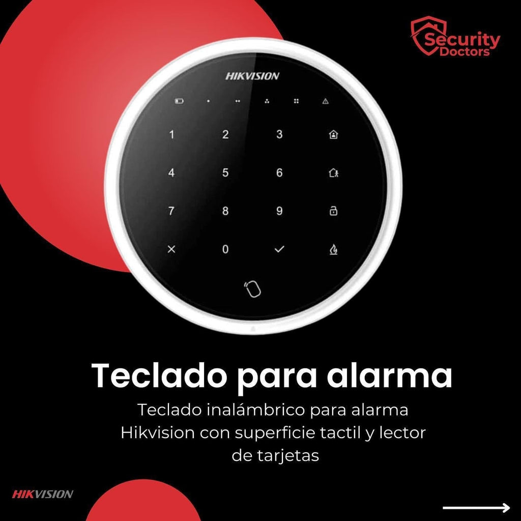 Teclado para alarma AXHub DSPKAWLM433 Marca: Hikvision