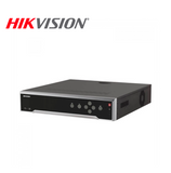 Videograbador IP (NVR) de 16 canales 8MP 4 interfases SATA y 16 PoE Marca: Hikvision