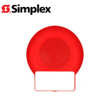 Cobertor de sirena con luz estroboscópica de cielo. Color rojo letras blancas 49AVC-CRFIRE Marca: Simplex