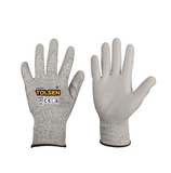 Guantes con resistencia a cortes protección nivel 5 talla 9″ 45040 Marca: TOLSEN