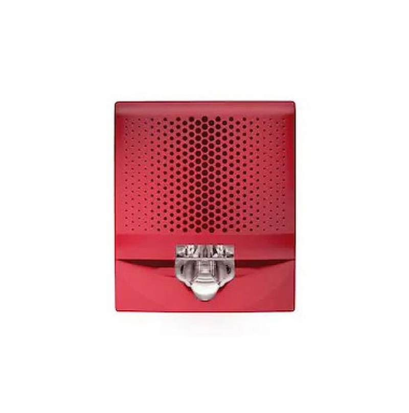 Bocina de pared roja placa cableada EG4AVRF