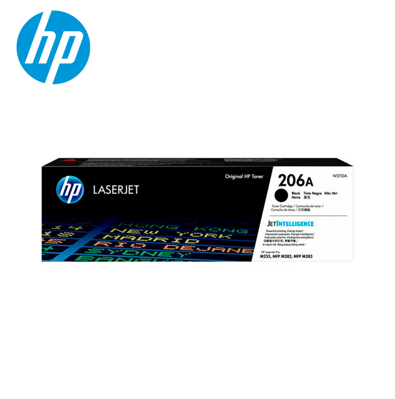Cartucho de Toner negro 206A W2110A Marca: HP
