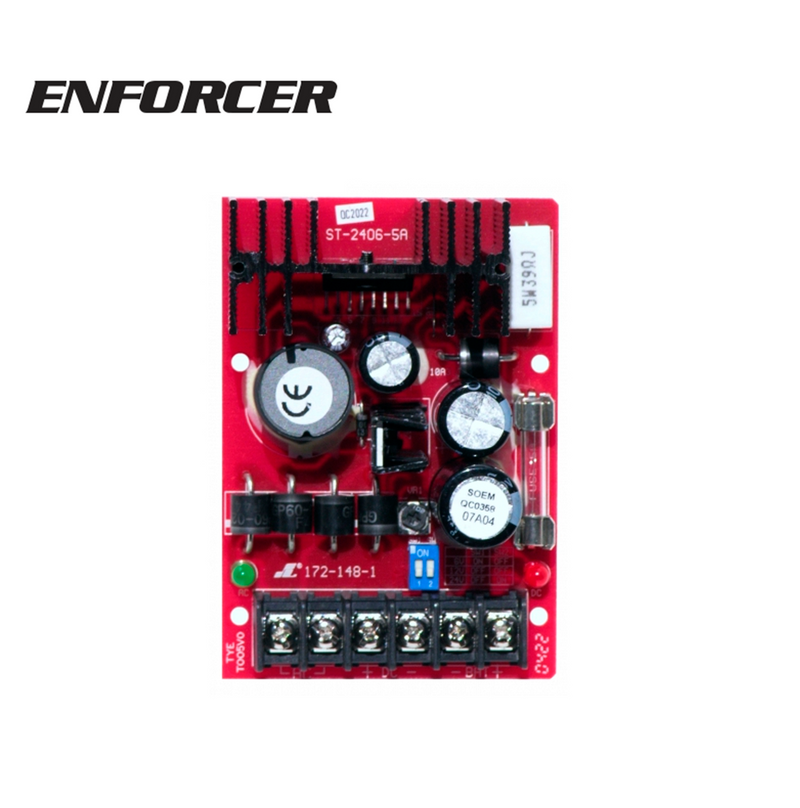 Fuente de poder alarma/control acceso 6V/12V/24V 4A Marca: ENFORCER