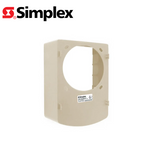 Faldon de altavoz con luz estroboscópica, montaje de pared, blanco rojo 4905-9947 Marca: Simplex