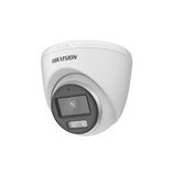 Cámara de seguridad análoga 2MP Turret Colir VU LED blanca hasta 40 metros Marca: Hikvision