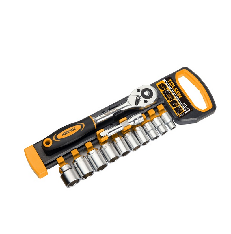 Kit de 12 cubos 3/8 15151 Marca: TOLSEN