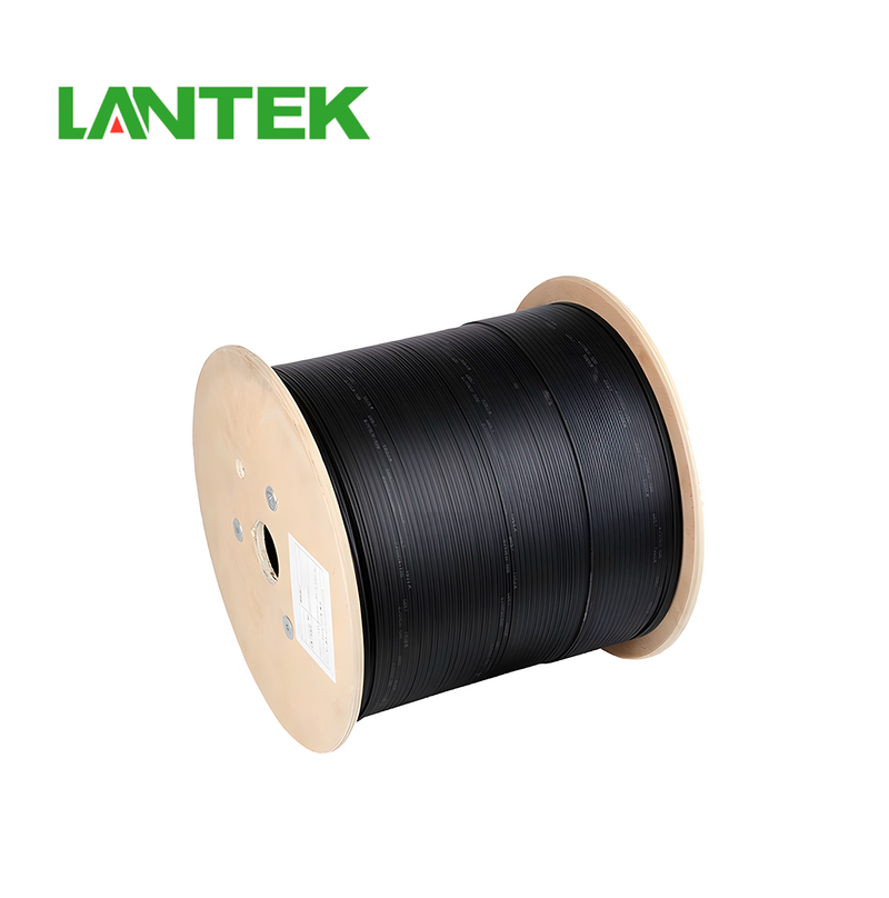 Fibra Monomodo 2 hilos Indoor/Outdoor DROP con mensajero 1000mts LTK-GJYXCH Marca: Lantek