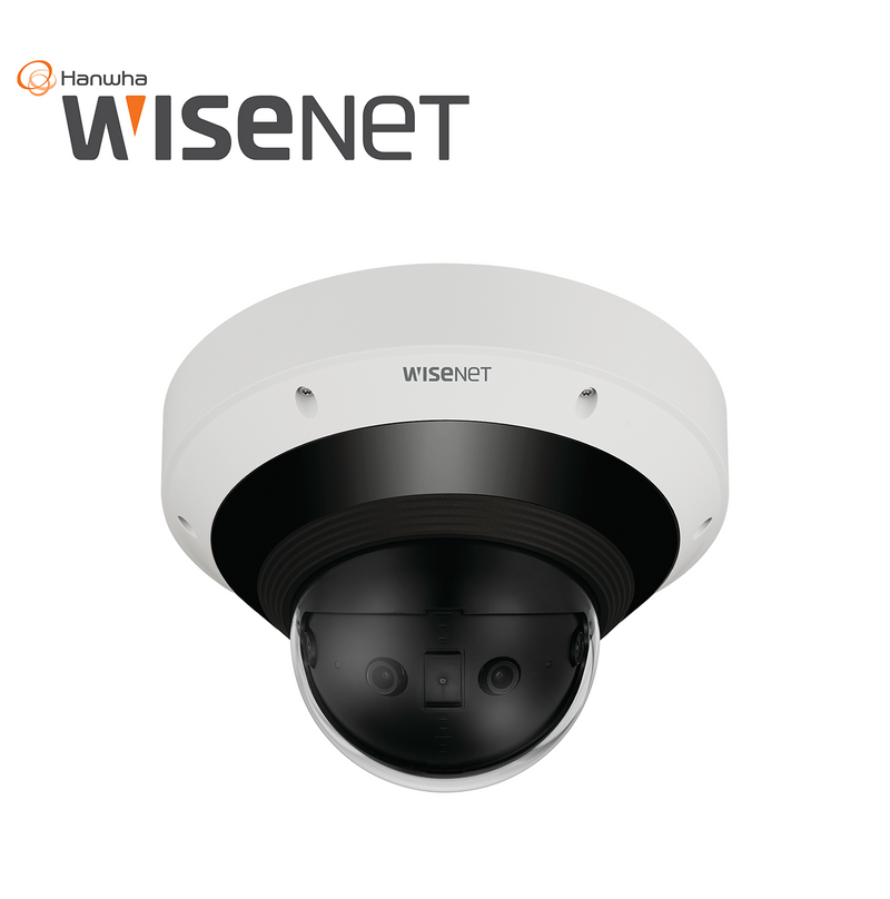 Camara IP 15MP Antivandálica Panorámica 220° o 180°/ IP66 / IK10 / PoE+ PNM-9031RV Marca: Hanwha